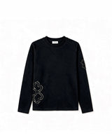 Longsleeve Empreinte — Noir Obsidienne